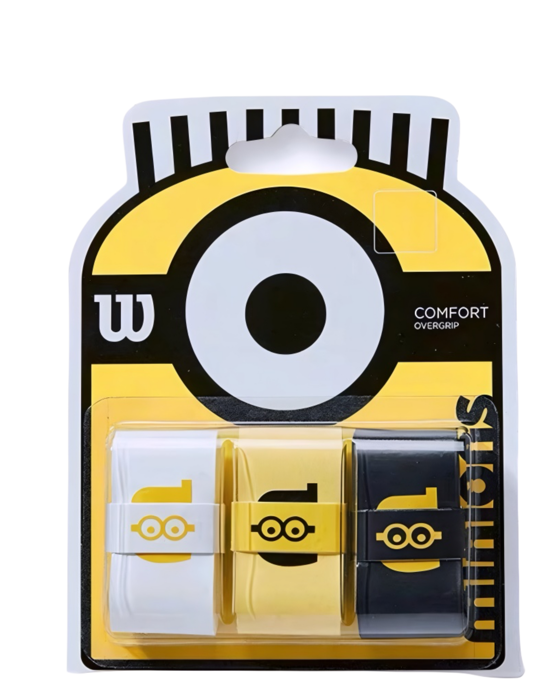Wilson Minions Pro Overgrip - Fun designed padel grip - Onyx & Bloom