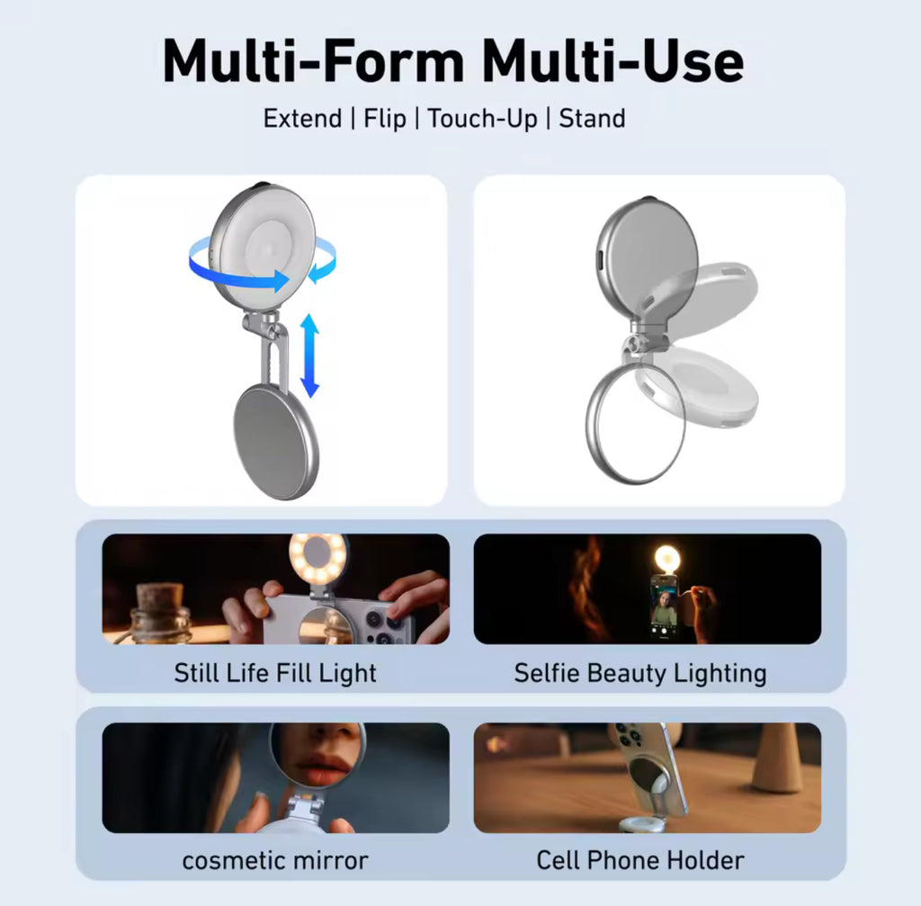 TELESIN Magnetic Phone Camera Grip with Lens Cap