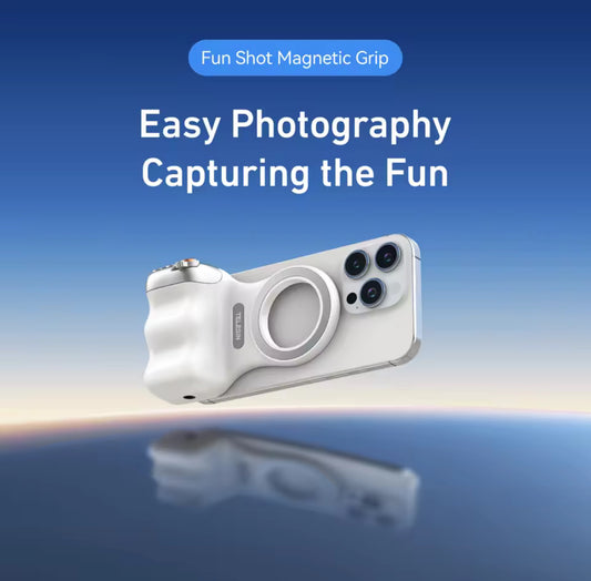TELESIN Magnetic Phone Camera Grip with Lens Cap