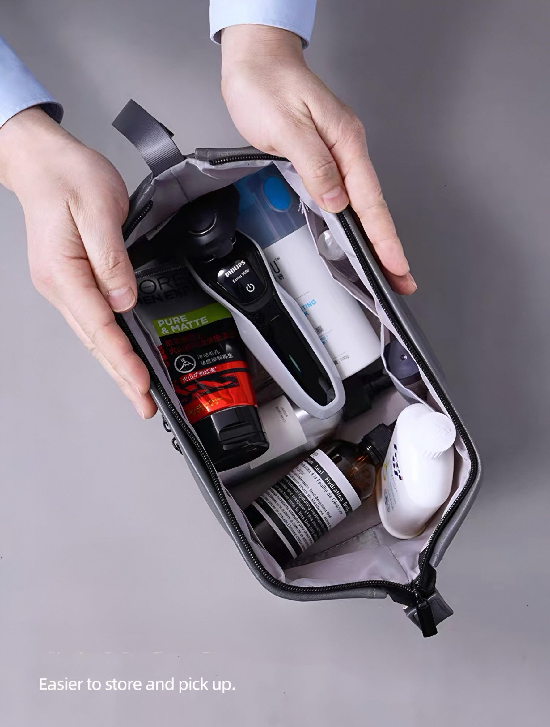 Gentleman Travel Bag packaging - Onyx & Bloom Lifestyle