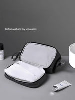 Gentleman Travel Bag detail - Onyx & Bloom Lifestyle
