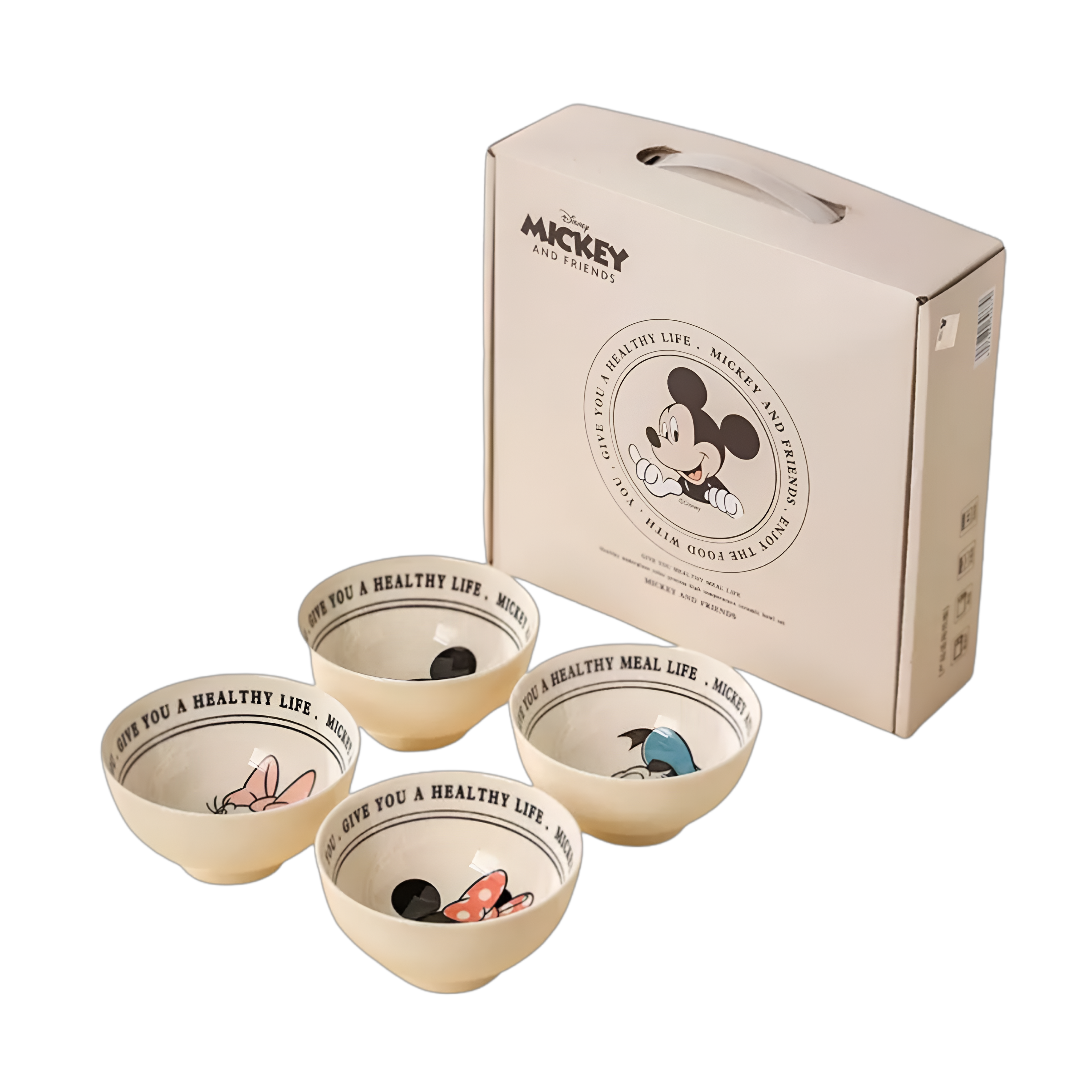 Disney Mickey and Friends Ceramic Bowl Set - Kids tableware - Onyx & Bloom
