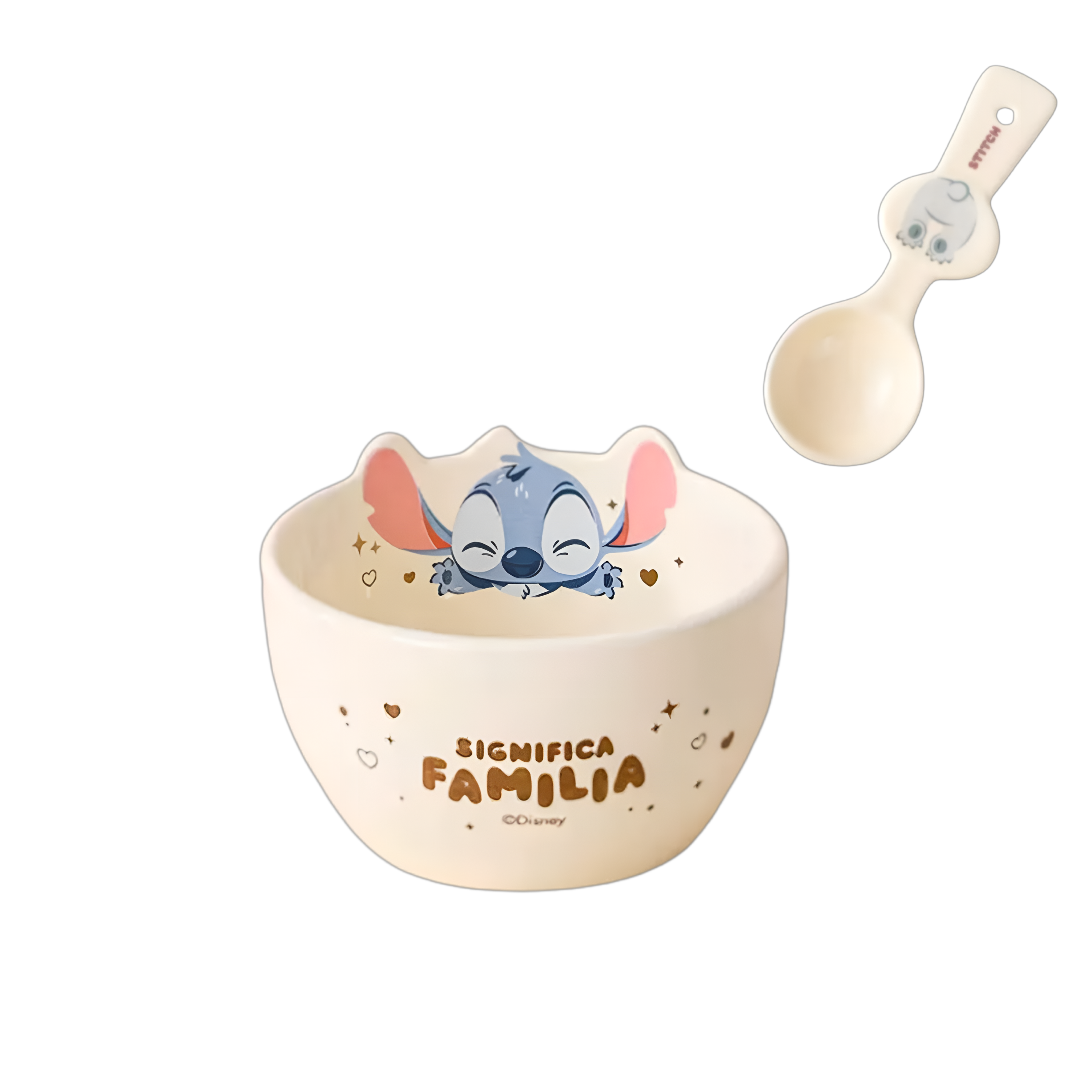 Disney Stitch Ceramic Bowl Set - Kids tableware - Onyx & Bloom
