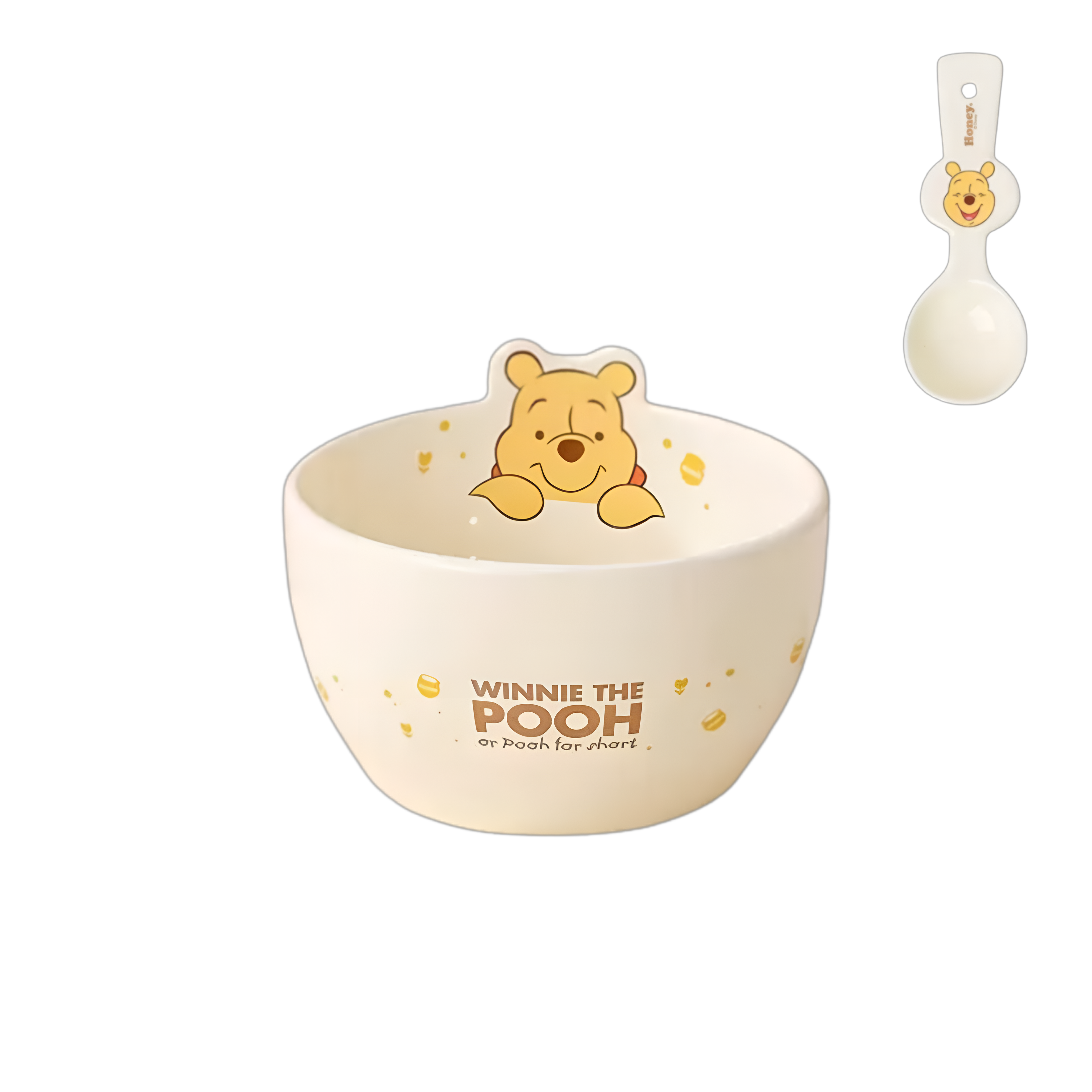Disney Pooh Bowl Set - Kids ceramic tableware - Onyx & Bloom
