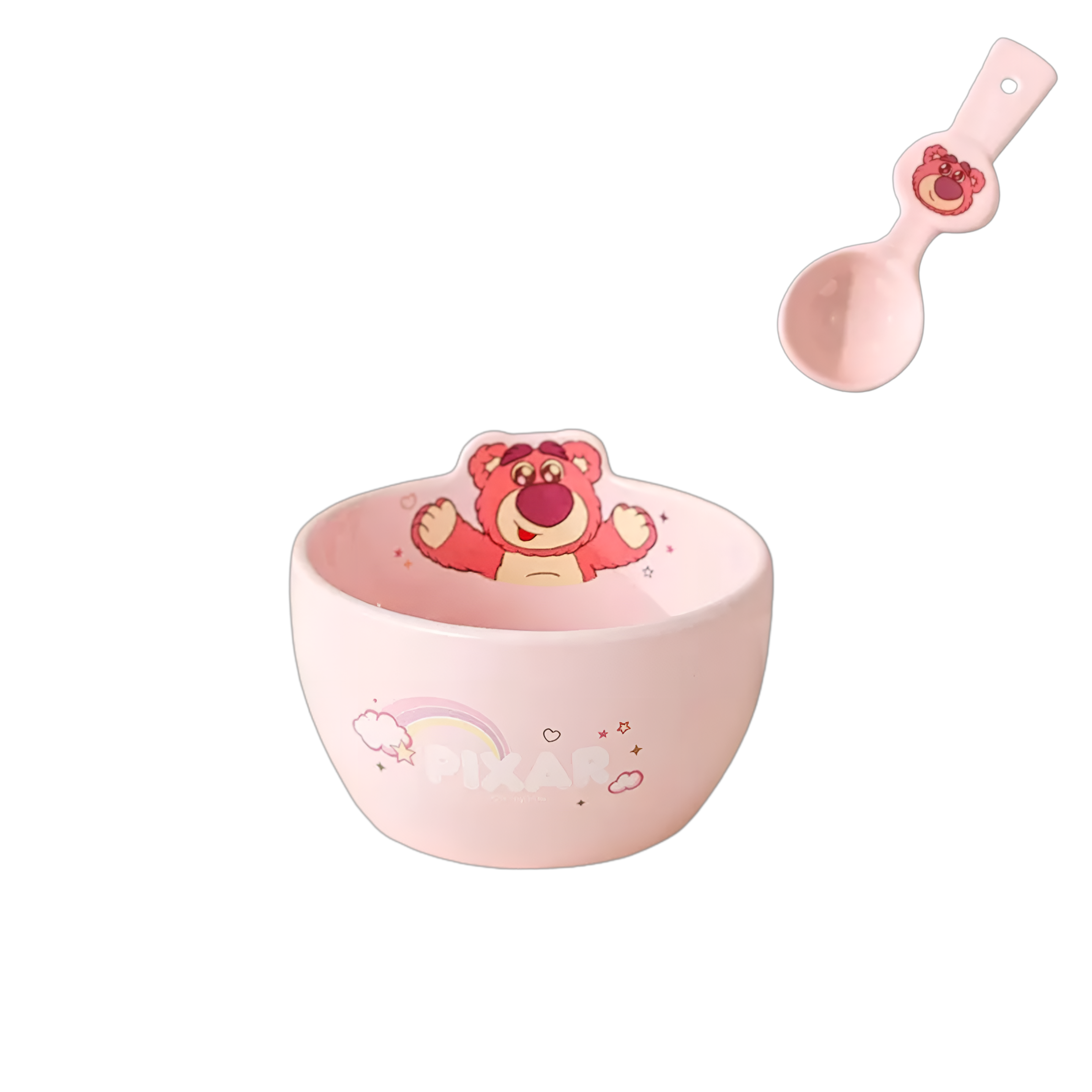 Disney Lotso Ceramic Bowl Set - Kids tableware gift - Onyx & Bloom