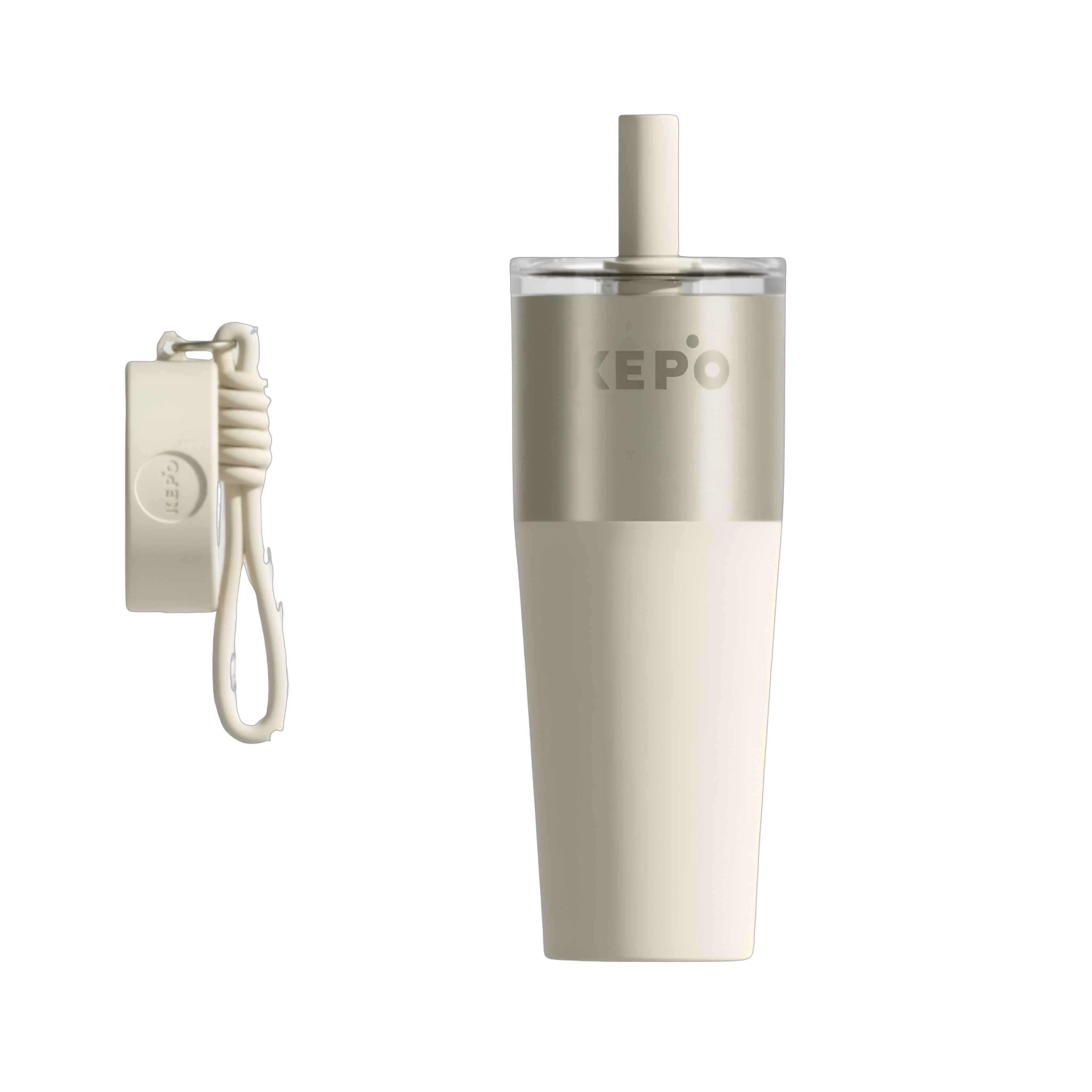 KEPO Stainless Steel Tumbler with Straw and Case