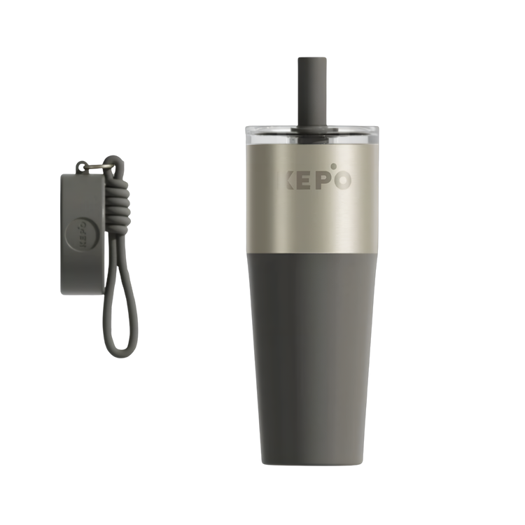 KEPO Stainless Steel Tumbler with Straw and Case