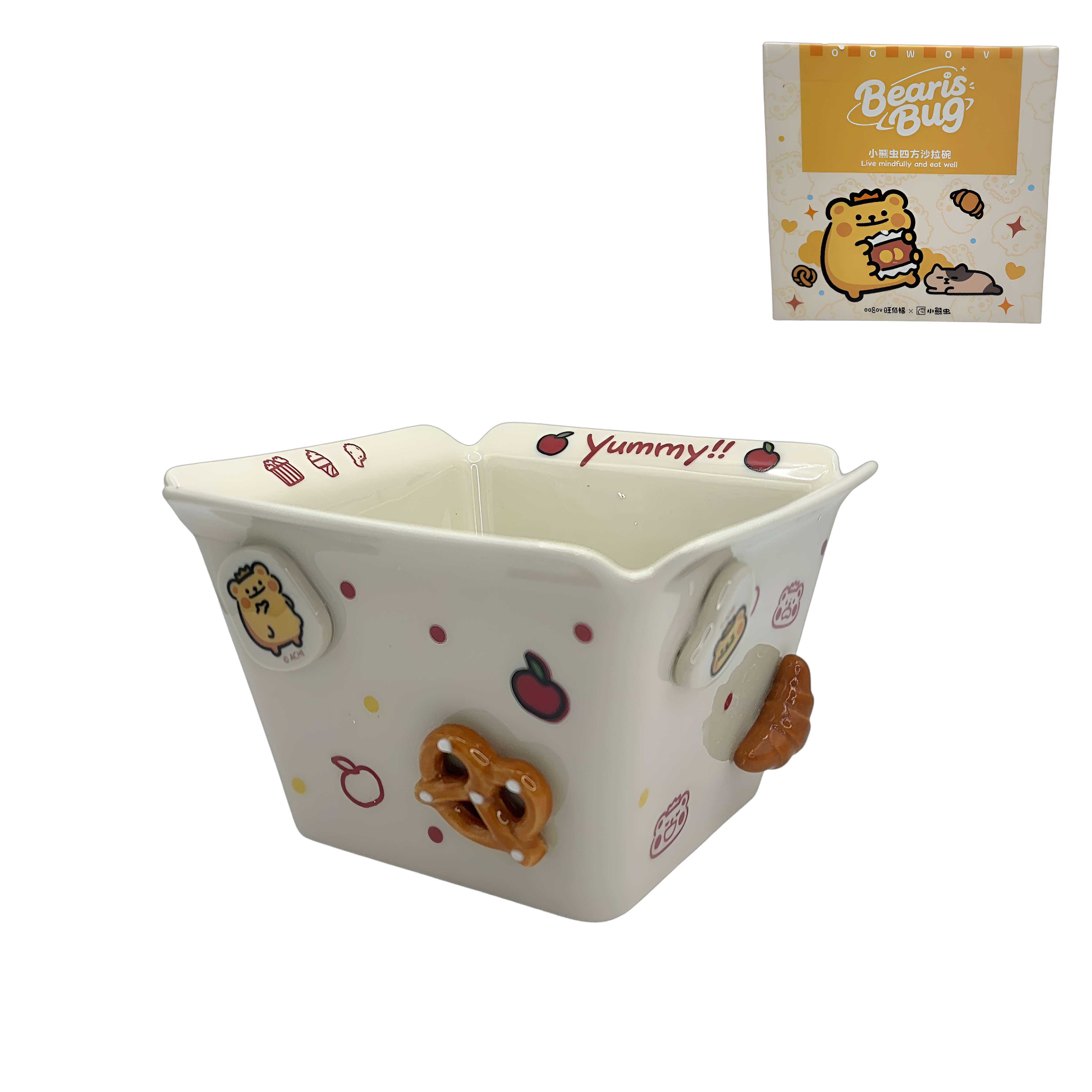 Bearis Bug Yummy Bowl detail - Onyx & Bloom Lifestyle