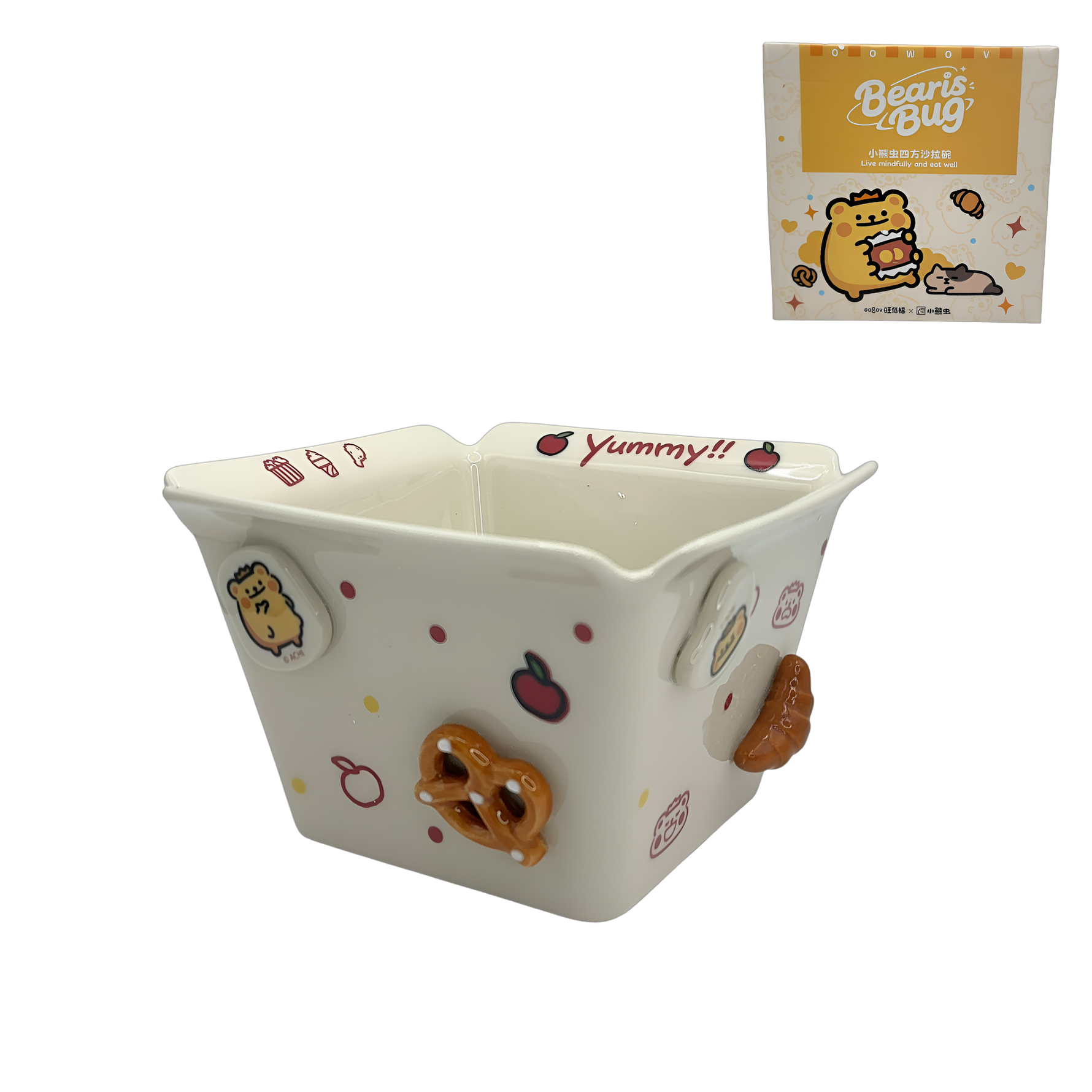 Bearis Bug Yummy Bowl detail - Onyx & Bloom Lifestyle