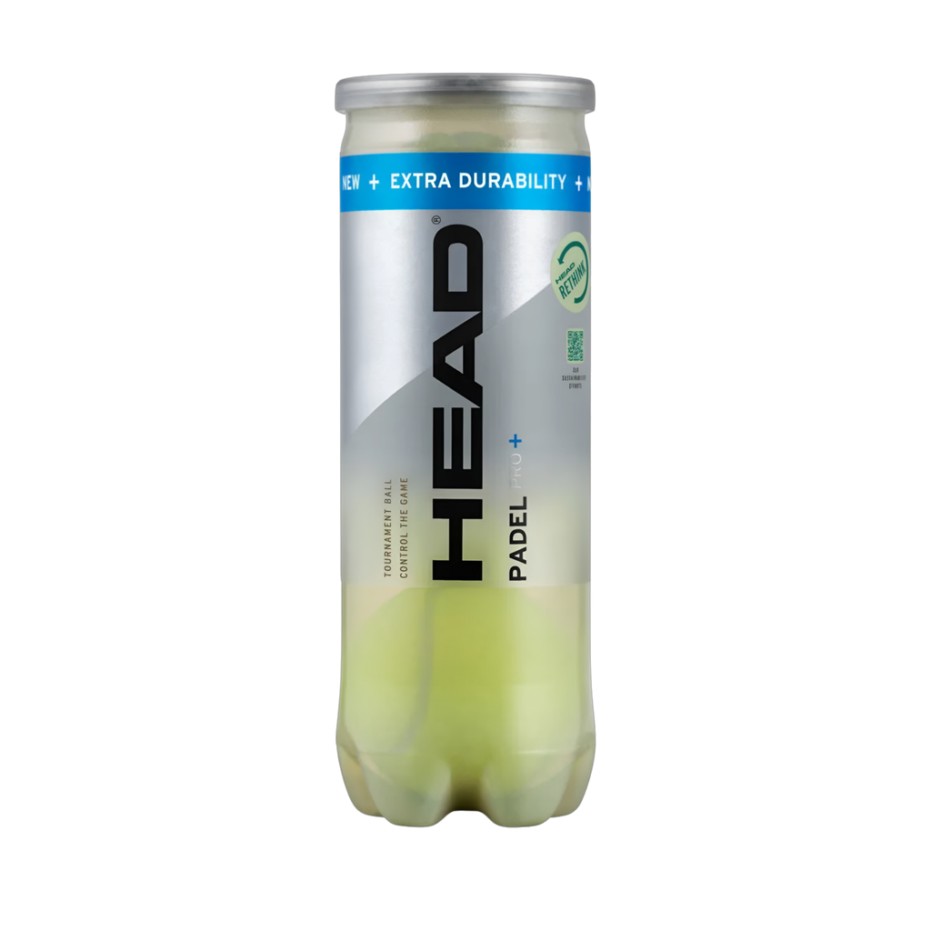 HEAD PADEL PRO+ BALL - Can of 3 Balls