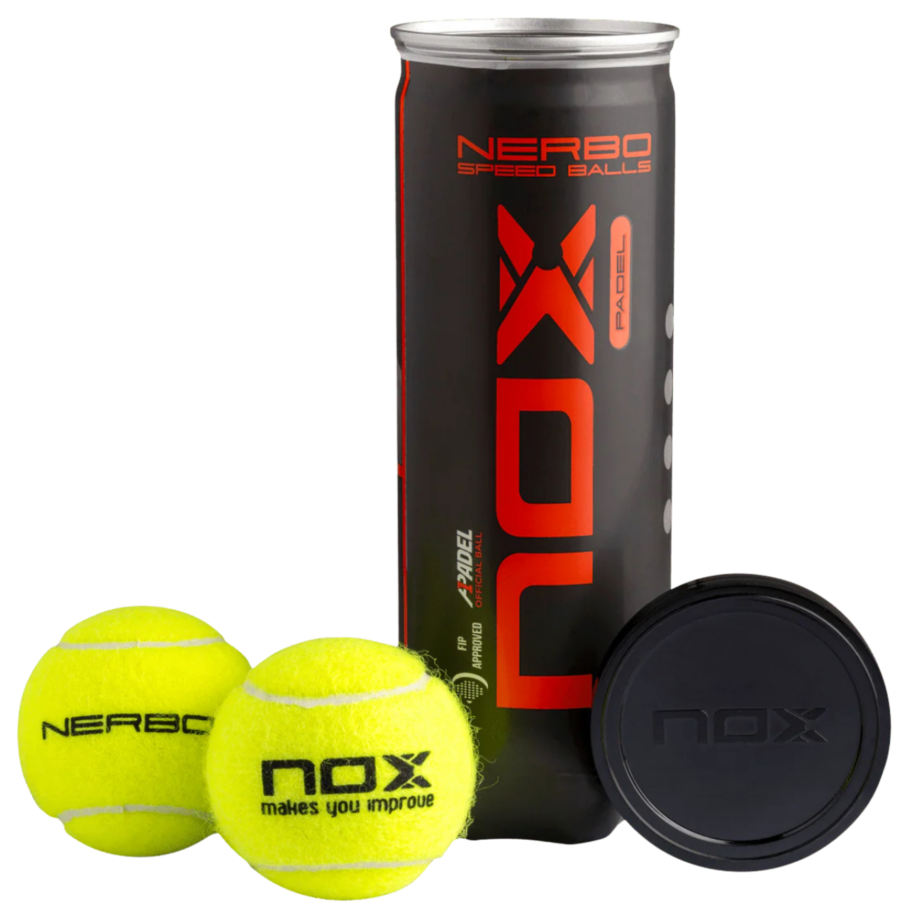 Nerbo Padel Balls packaging - Onyx & Bloom Sports
