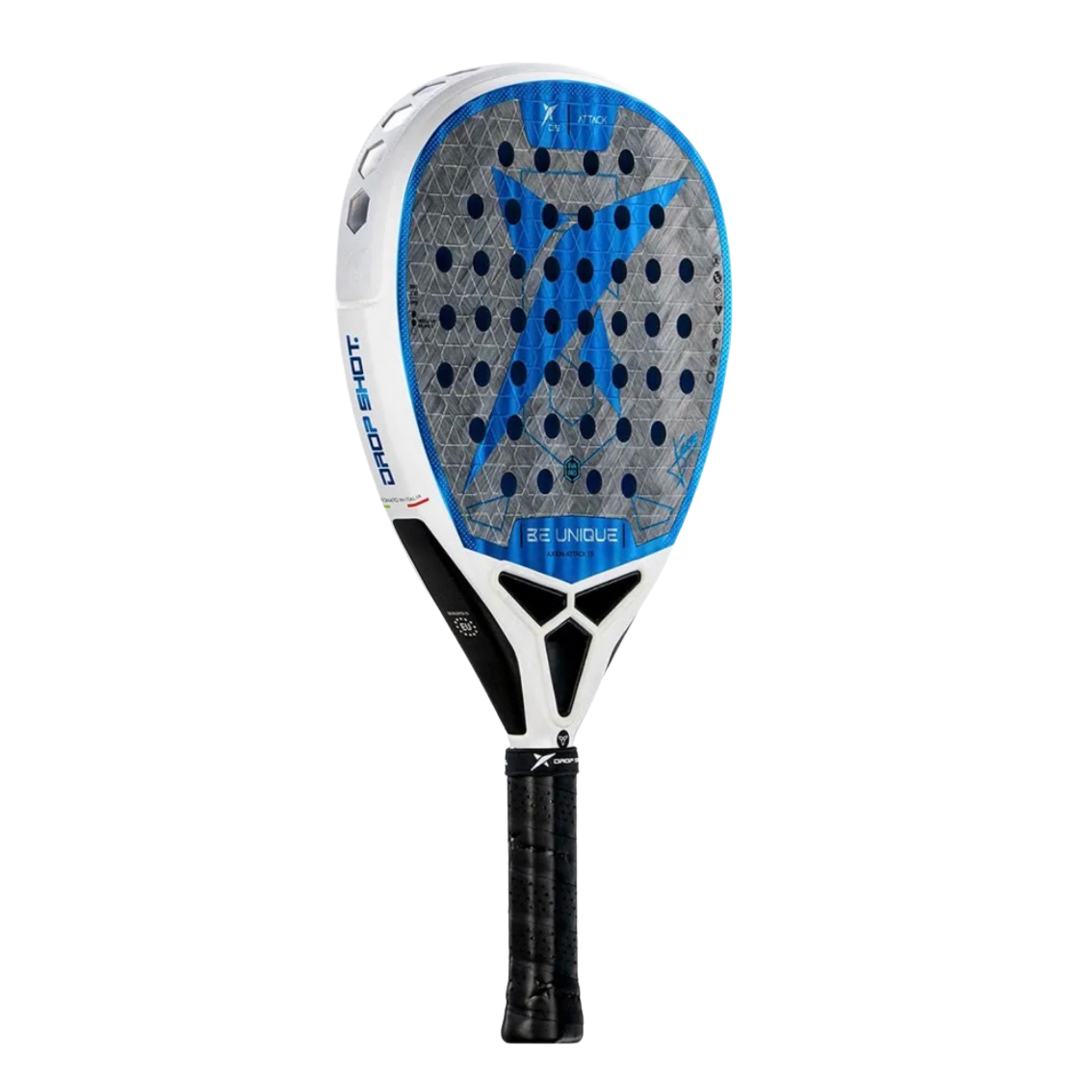 Drop Shot Axion Attack detail - Onyx & Bloom Sports