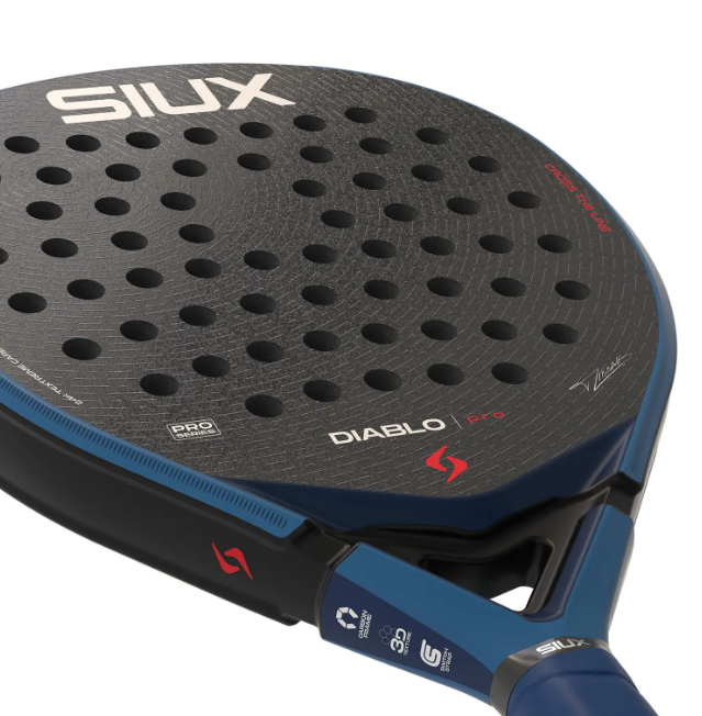 SIUX Diablo Pro Royal Blue detail - Onyx & Bloom Sports
