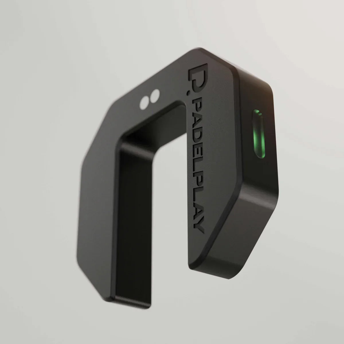 PadelPlay AI Sensor - Smart Padel Racket Tracker Main View - Onyx & Bloom Sports