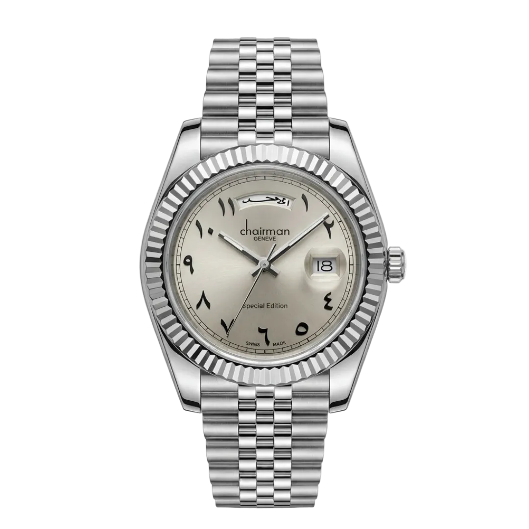 Chairman Geneve Arabic Dial Champagne Special Edition Watch - Onyx & Bloom Watches