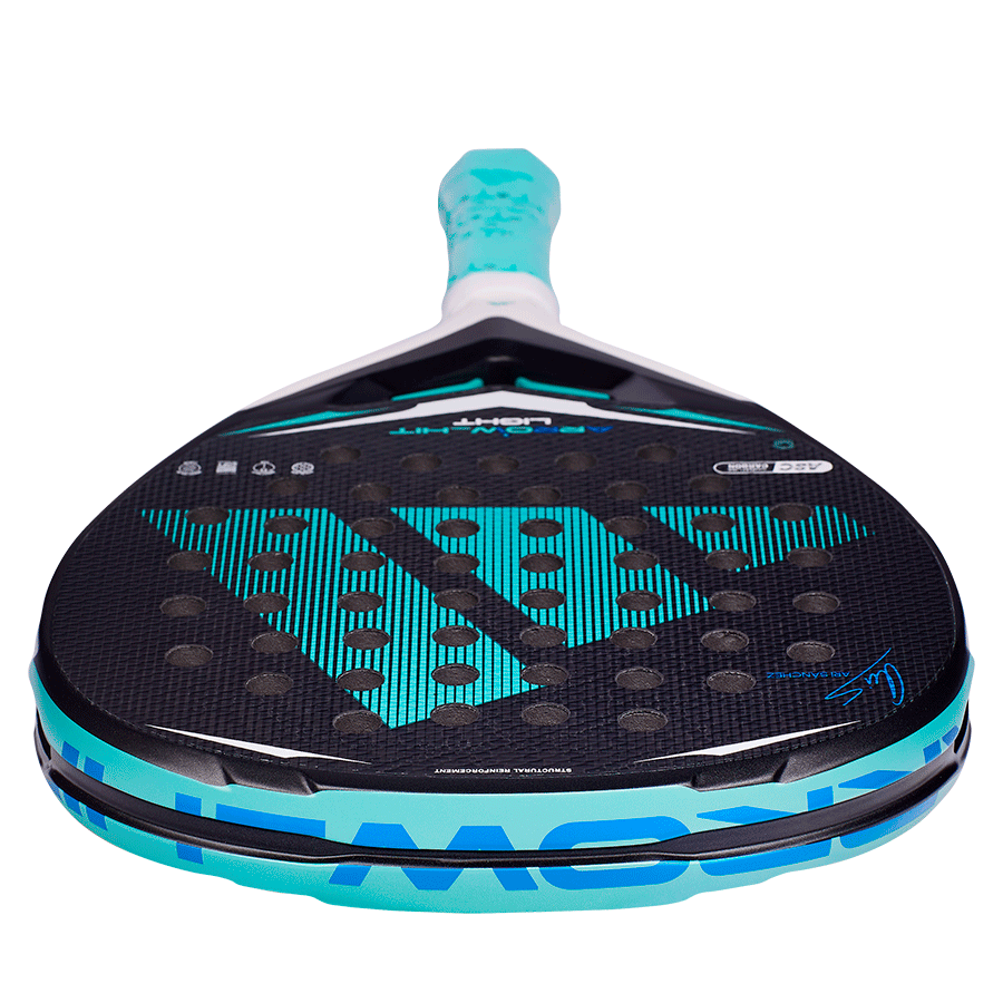 Adidas Arrow Hit Light 2026 Padel Racket Grip Detail - Onyx & Bloom Sports