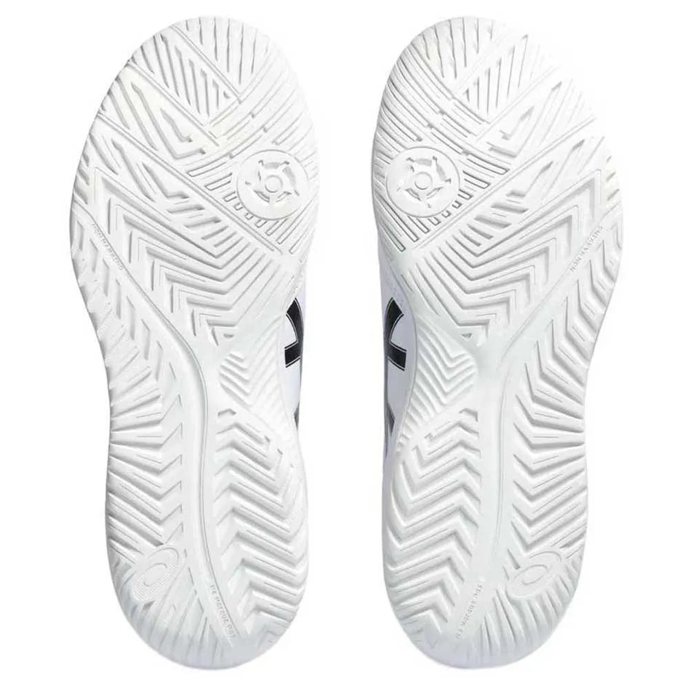 ASICS Gel-Dedicate 8 All Court Tennis Shoes White Side View - Onyx & Bloom Sports