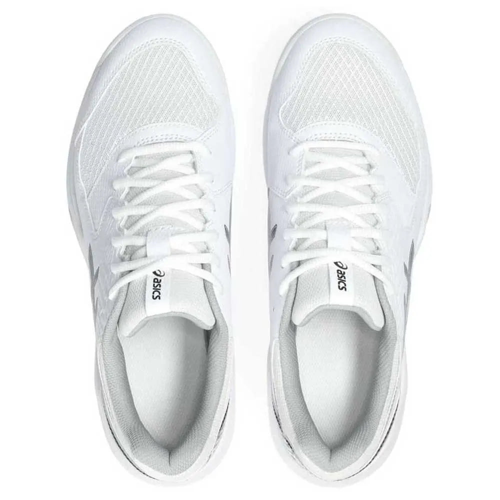ASICS Gel-Dedicate 8 All Court Tennis Shoes White Front Detail - Onyx & Bloom Sports