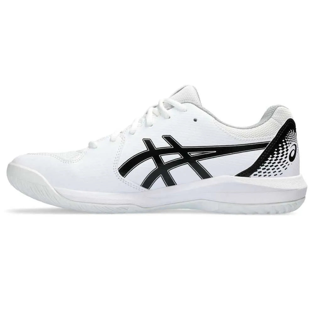 ASICS Gel-Dedicate 8 All Court Tennis Shoes White Top View - Onyx & Bloom Sports
