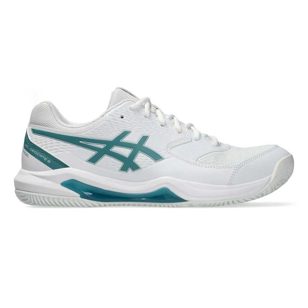 Asics Gel-Dedicate 8 Padel Shoes White Main View - Onyx & Bloom Sports