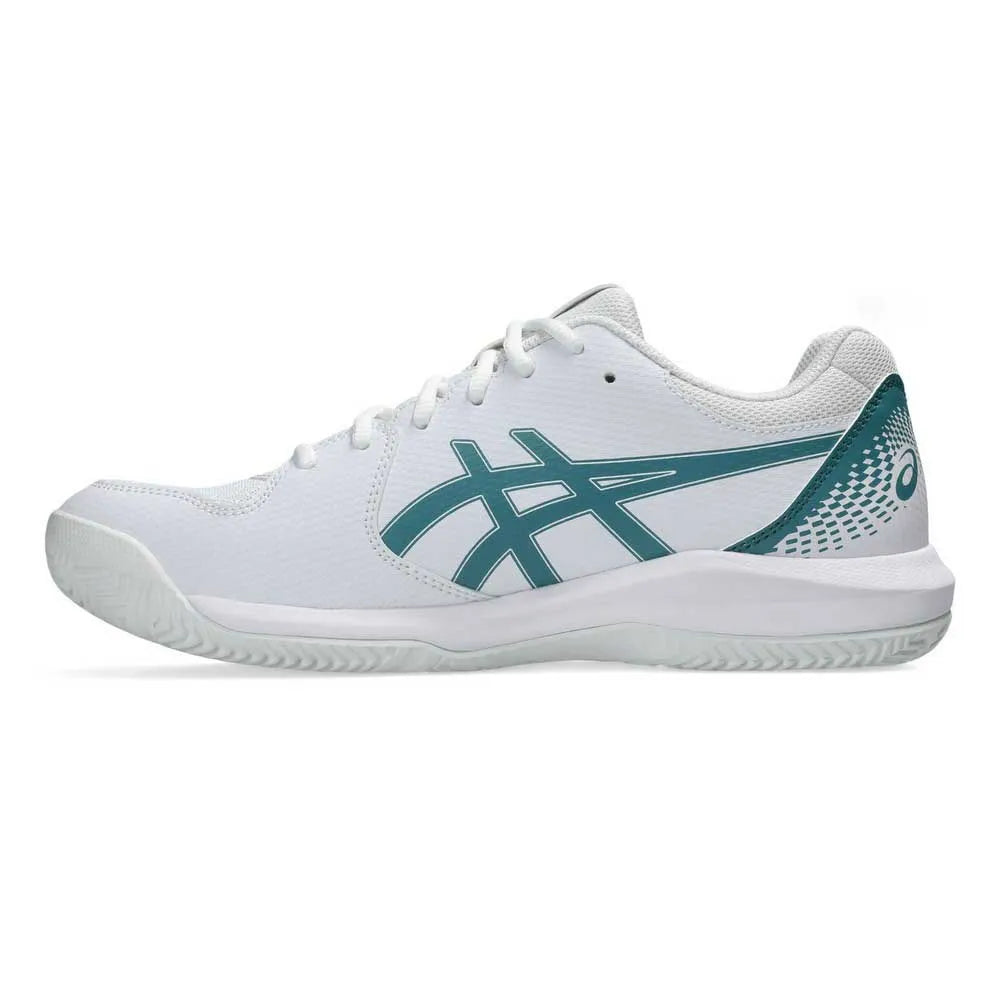 Asics Gel-Dedicate 8 Padel Shoes White Top View - Onyx & Bloom Sports