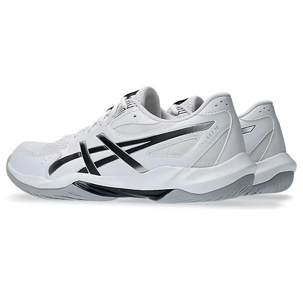 Asics Gel-Rocket 12 White Detail Close-up - Onyx & Bloom Sports