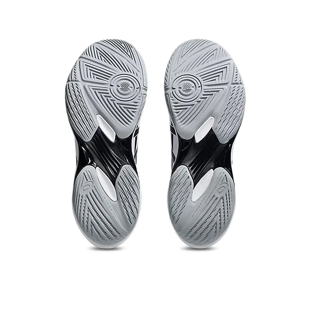 Asics Gel-Rocket 12 White Side View - Onyx & Bloom Sports