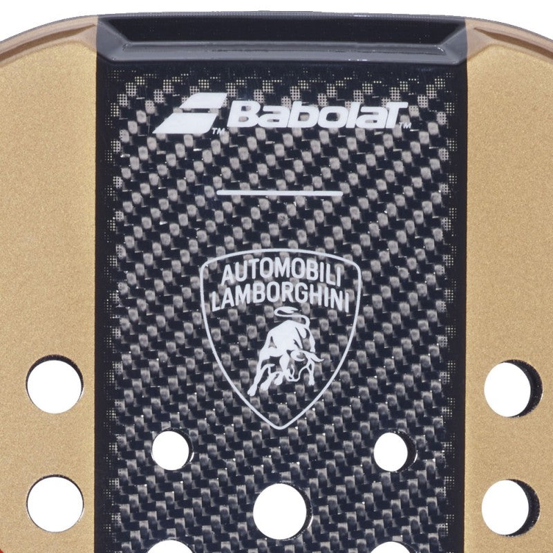 Babolat Lamborghini BL.002 Padel Racket Bronze 2026 Back View - Onyx & Bloom Sports