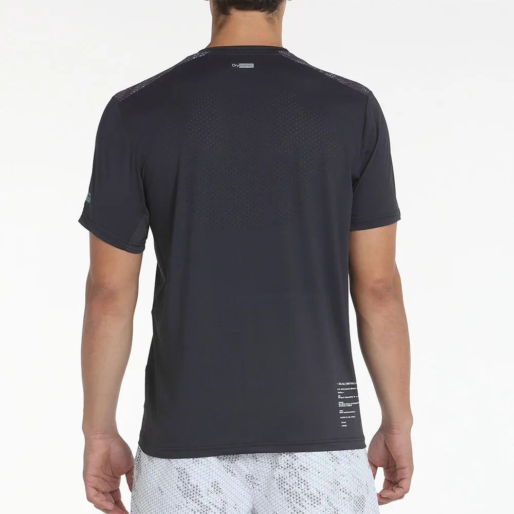 Bullpadel Mino Short Sleeve T-Shirt Grey Front View - Onyx & Bloom Sports