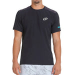 Bullpadel Mino Short Sleeve T-Shirt Grey Main View - Onyx & Bloom Sports