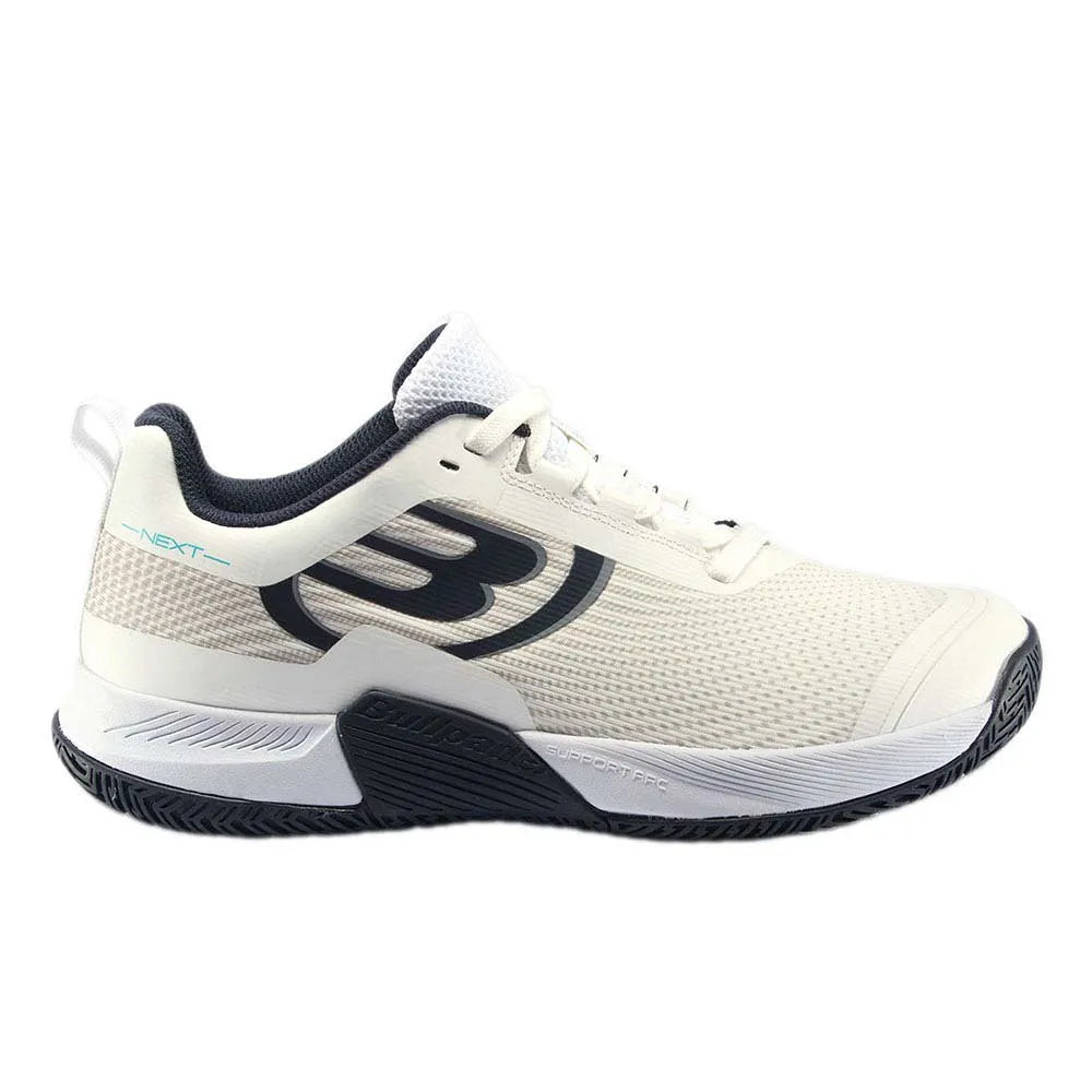 Bullpadel Next Hybrid PRO 22I White Padel Shoes Martin Di Nenno Main View - Onyx & Bloom Sports