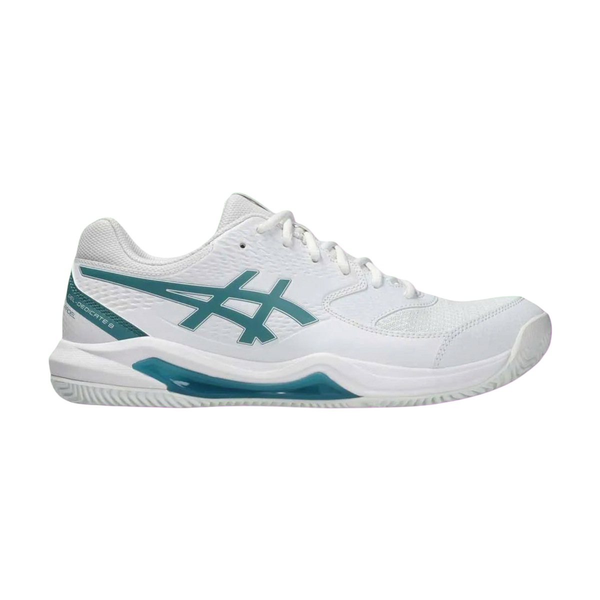 ASICS Gel-Dedicate 8 Padel Shoes White Main View - Onyx & Bloom Sports