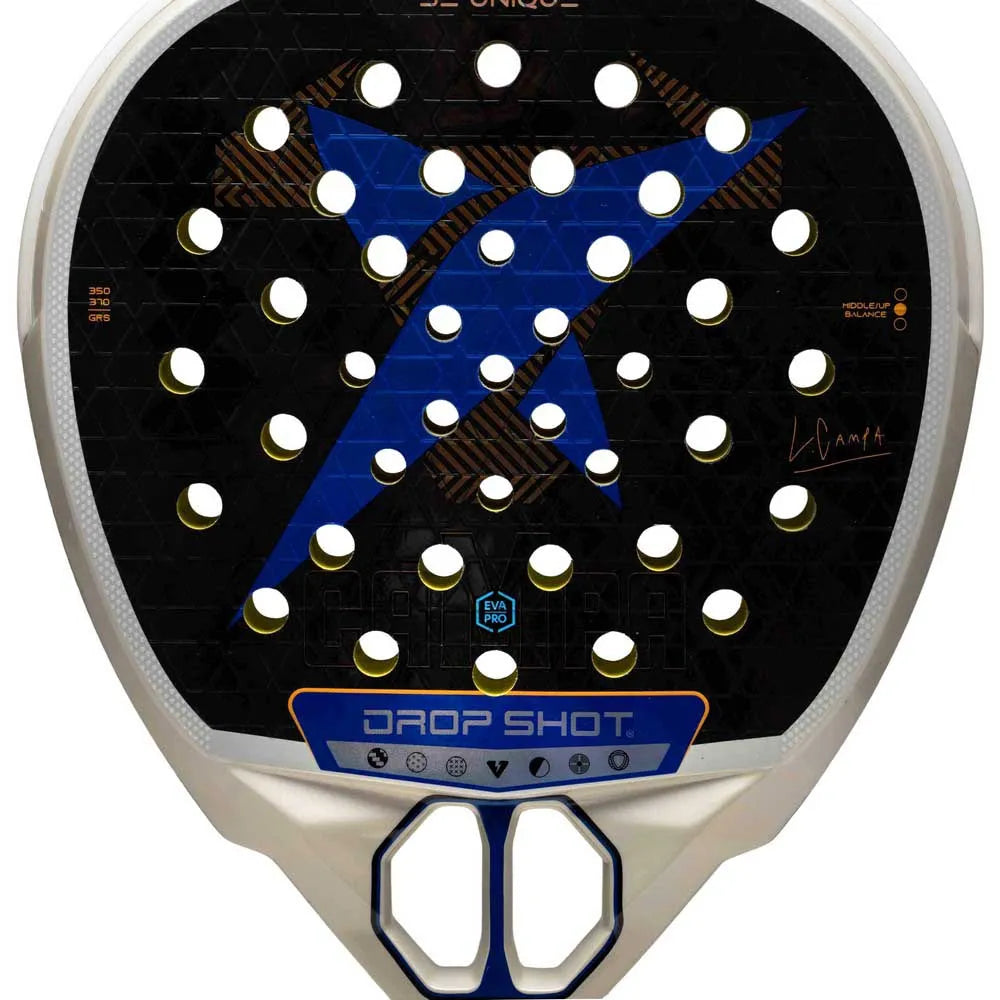 Drop Shot Explorer Pro Attack 2.0 Side View - Onyx & Bloom Sports