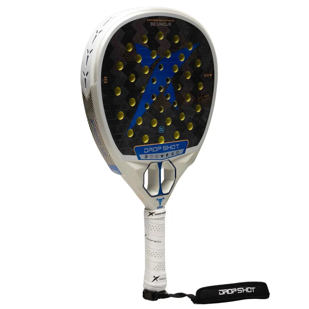 Drop Shot Explorer Pro Attack 2.0 Teardrop Shape Detail - Onyx & Bloom Sports