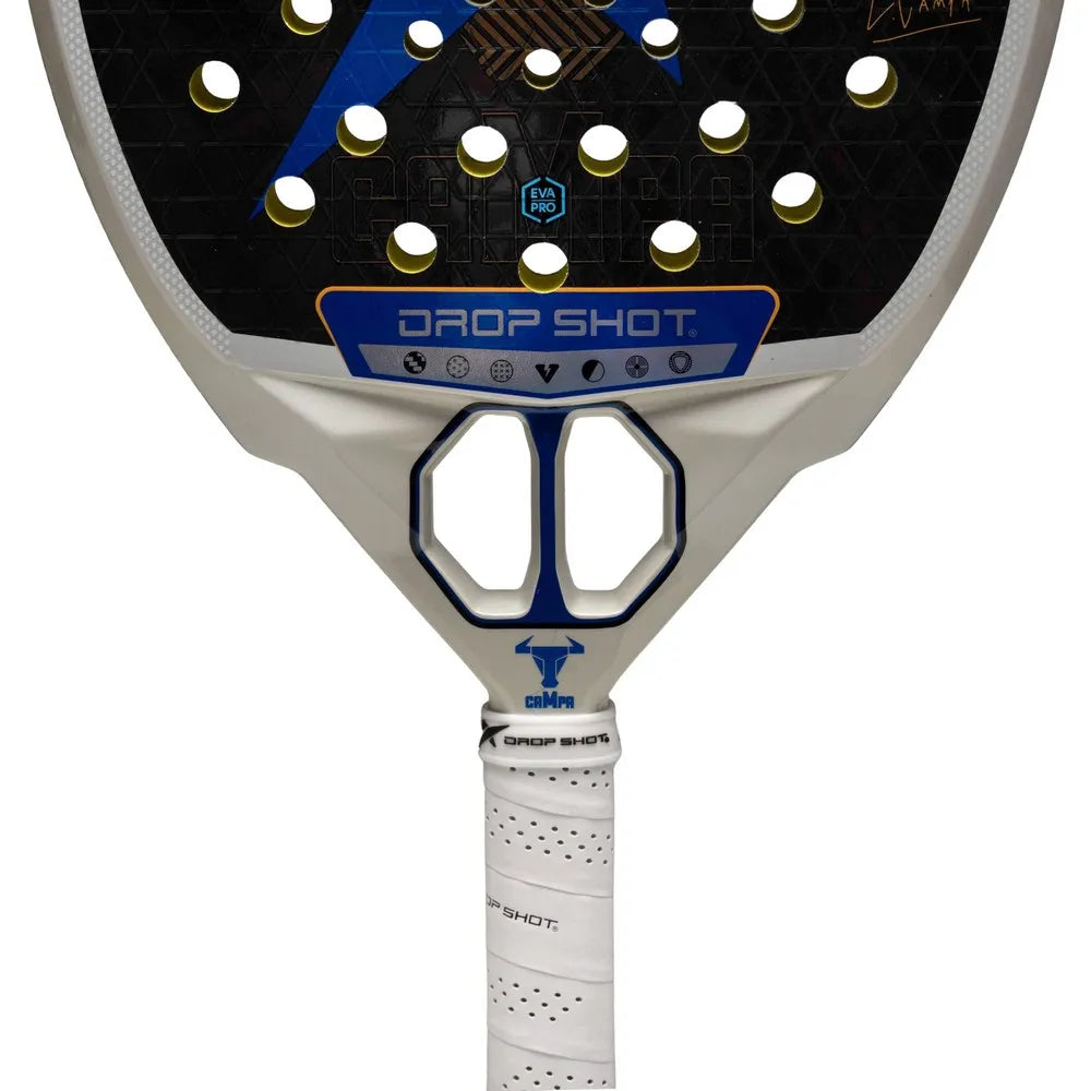 Drop Shot Explorer Pro Attack 2.0 Grip Detail - Onyx & Bloom Sports