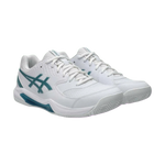 ASICS Gel-Dedicate 8 Padel Shoes White Side View - Onyx & Bloom Sports