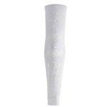 FLOKY Basic Arm Warmer White Detail View - Onyx & Bloom Sports