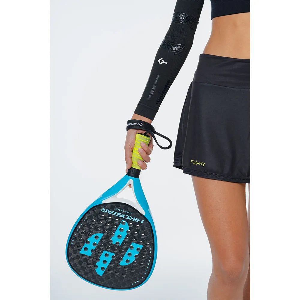 FLOKY Basic Arm Warmer Black Wear Detail - Onyx & Bloom Sports
