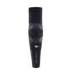 FLOKY Basic Arm Warmer Black Front View - Onyx & Bloom Sports