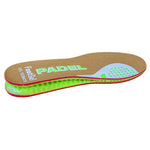 FootGel Padel Insoles Green Layered Structure - Onyx & Bloom Sports
