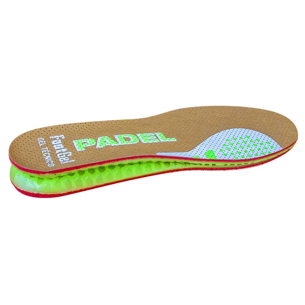 FootGel Padel Insoles Green Layered Structure - Onyx & Bloom Sports