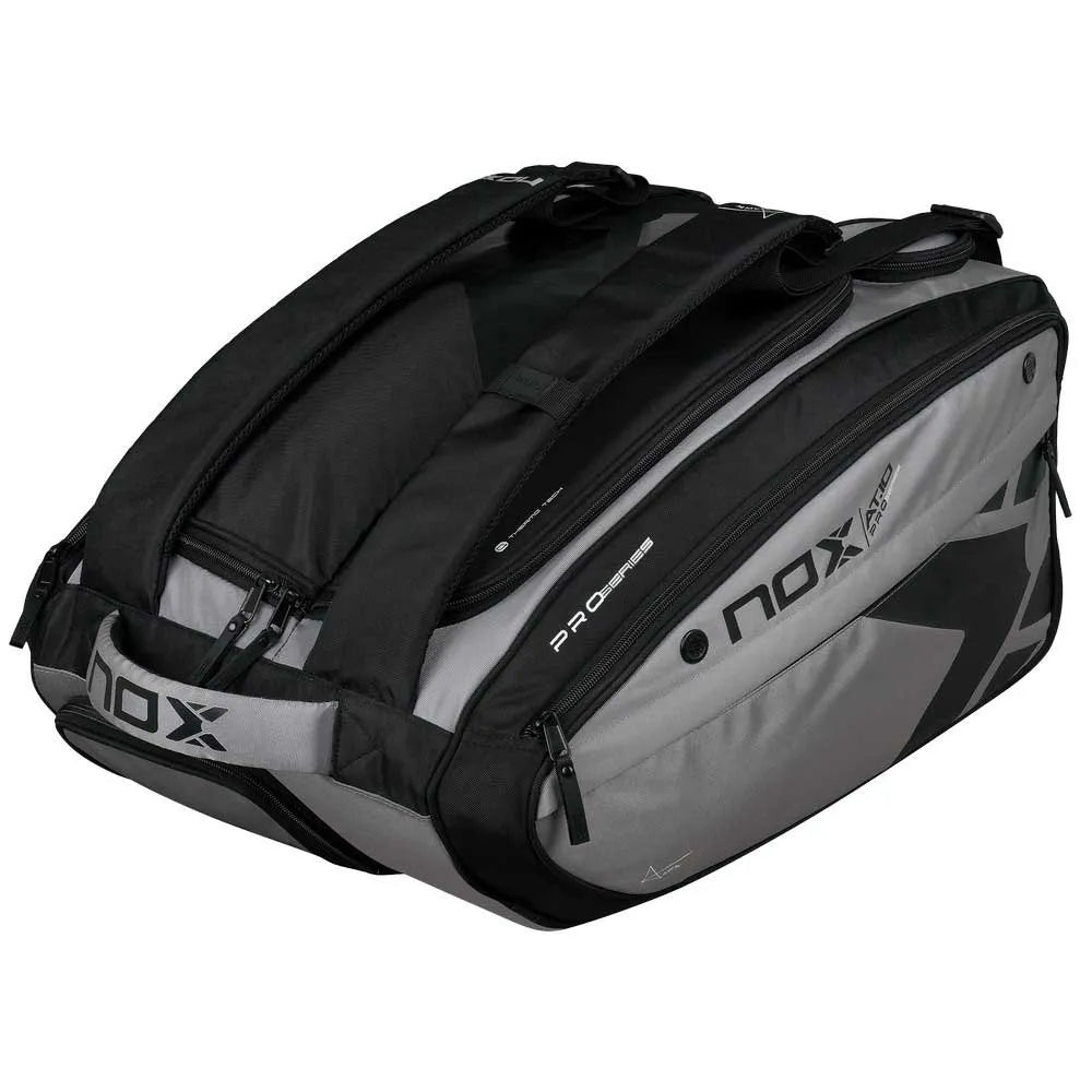 NOX AT10 Competition XL Compact Padel Bag Front Detail - Onyx & Bloom Sports