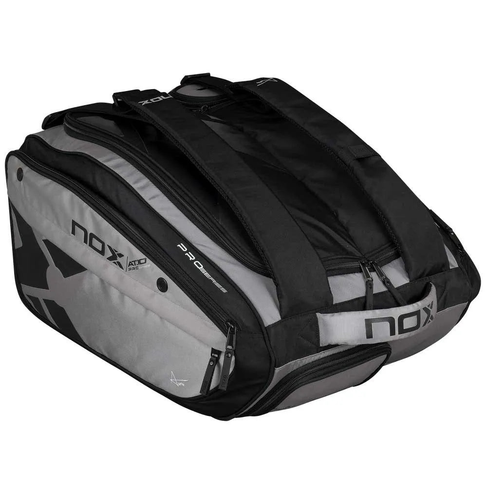 NOX AT10 Competition XL Compact Padel Racket Bag Black Main View - Onyx & Bloom Sports