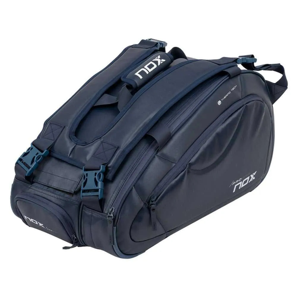NOX Pro Series Padel Racket Bag Blue Side View - Onyx & Bloom Sports