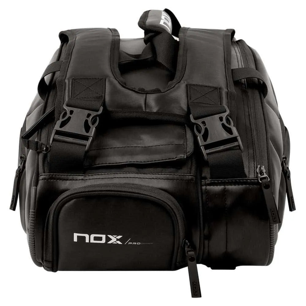 NOX Pro Series Padel Racket Bag Black Detail - Onyx & Bloom Sports
