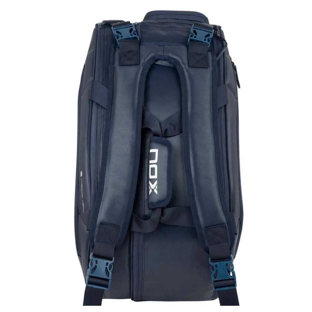 NOX Pro Series Padel Racket Bag Blue Shoe Compartment - Onyx & Bloom Sports