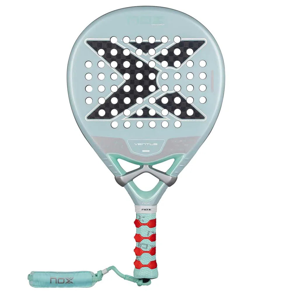 NOX Ventus Hybrid 12K Lite 2026 Padel Racket Blue Surface Detail - Onyx & Bloom Sports