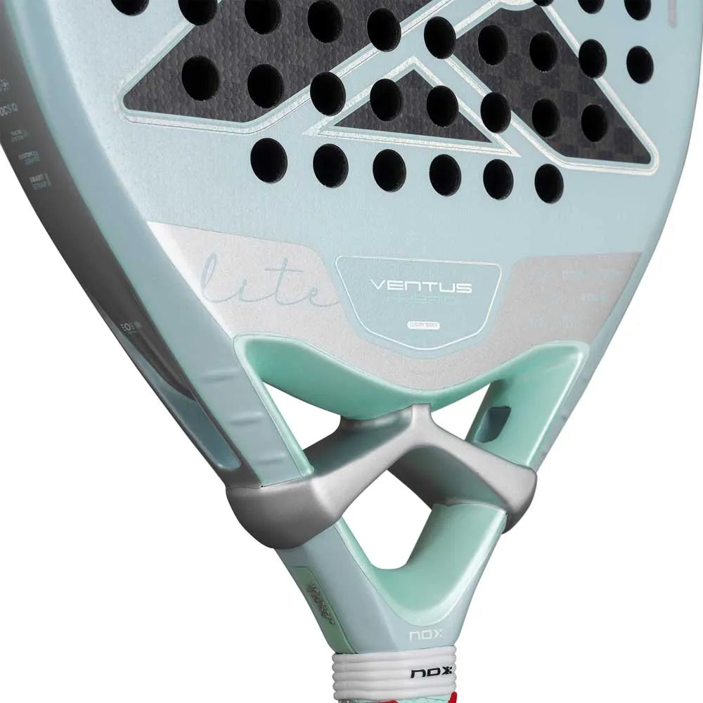 NOX Ventus Hybrid 12K Lite 2026 Padel Racket Blue Full View - Onyx & Bloom Sports