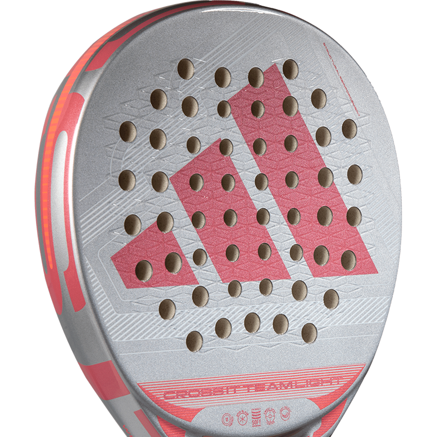 Adidas Cross It Team Light 2026 Padel Racket Dynamic Air Flow Detail - Onyx & Bloom Sports