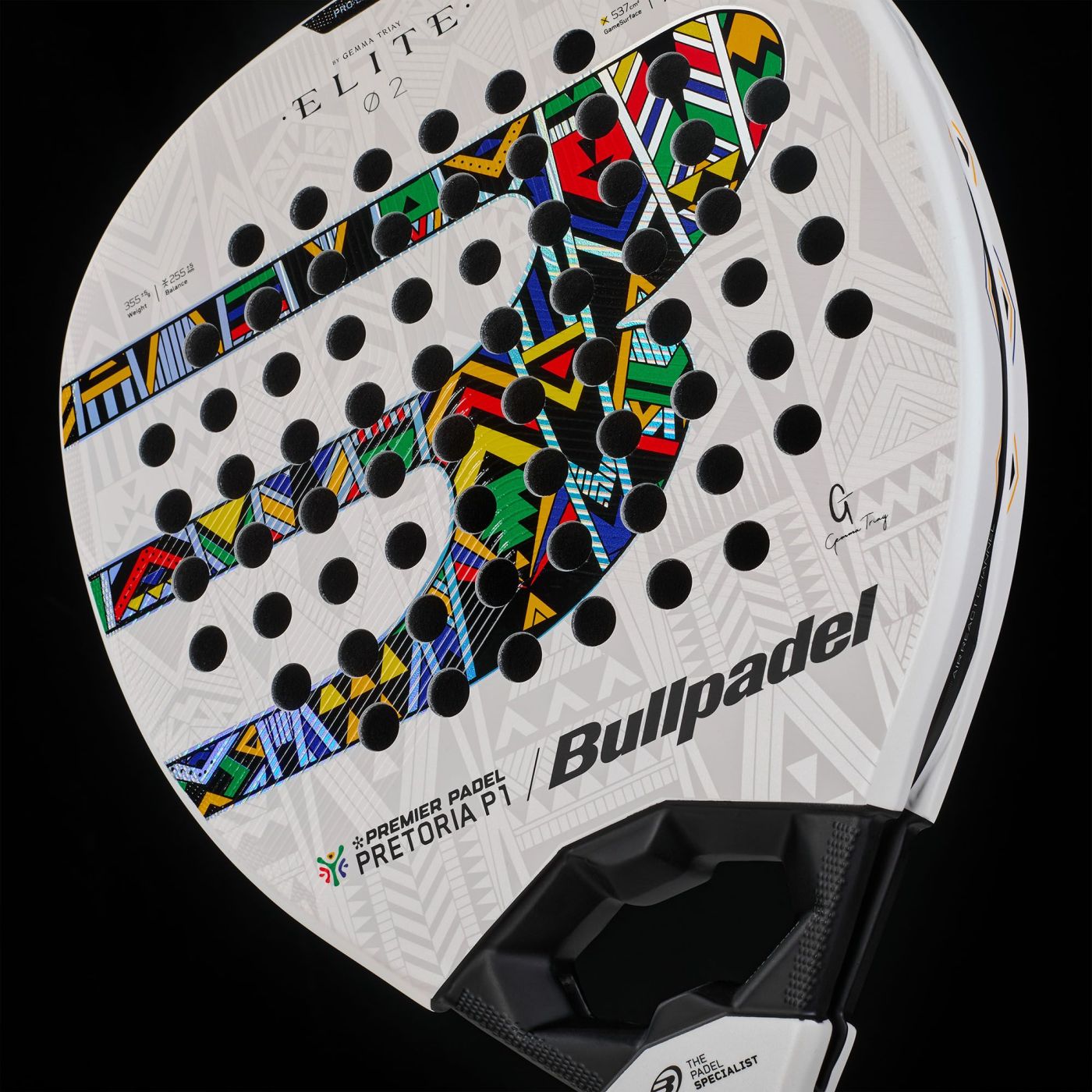 Bullpadel Elite 02 Pretoria LTD Full View - Onyx & Bloom Sports